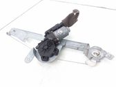 Rear door window regulator with motor