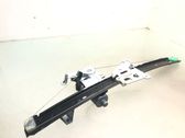 Rear door window regulator with motor