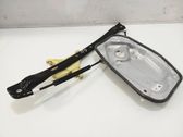 Rear window lifting mechanism without motor