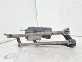 Front wiper linkage and motor