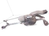 Front wiper linkage and motor