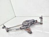 Front wiper linkage and motor