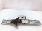 Rear door window regulator with motor