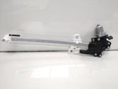 Rear door window regulator with motor