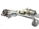 Front wiper linkage and motor