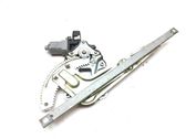 Rear door window regulator with motor