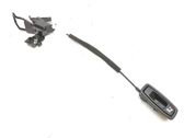 Seat back rest control lever/handle