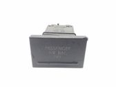 Passenger airbag on/off switch