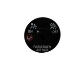 Passenger airbag on/off switch