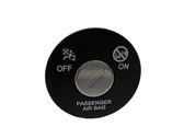 Passenger airbag on/off switch