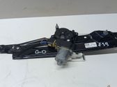 Rear door window regulator with motor