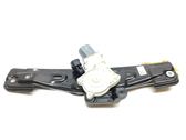 Rear door window regulator with motor