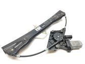 Rear door window regulator with motor
