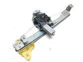 Rear door window regulator with motor