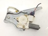 Rear door window regulator with motor