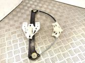 Rear window lifting mechanism without motor