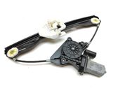 Rear door window regulator with motor
