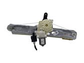 Rear door window regulator with motor