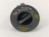 Passenger airbag on/off switch