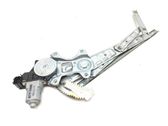 Rear door window regulator with motor