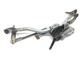 Front wiper linkage and motor