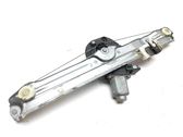 Rear door window regulator with motor