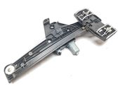Rear door window regulator with motor
