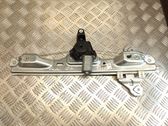 Rear door window regulator with motor