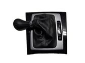 Gear lever shifter trim leather/knob