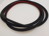 Rubber seal rear door