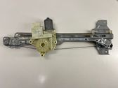Rear door window regulator with motor