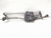 Front wiper linkage and motor