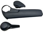 Front passenger seat rail trim
