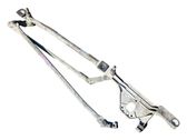 Front wiper linkage and motor
