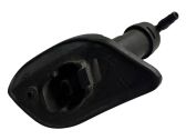 Headlight washer spray nozzle