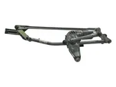 Front wiper linkage and motor