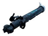 Headlight washer spray nozzle