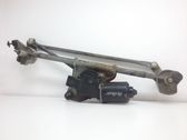 Front wiper linkage and motor