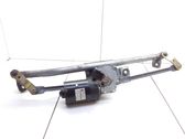 Front wiper linkage and motor