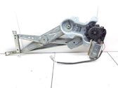 Rear door window regulator with motor