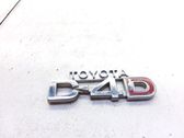 Manufacturers badge/model letters