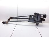 Front wiper linkage and motor