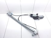 Rear door window regulator with motor