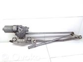Front wiper linkage and motor