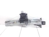 Rear door window regulator with motor
