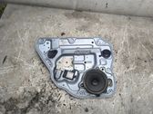 Rear door window regulator with motor