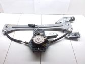 Rear door window regulator with motor