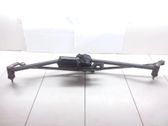 Front wiper linkage and motor