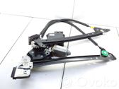 Rear door window regulator with motor