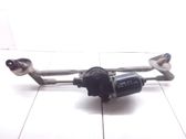 Front wiper linkage and motor